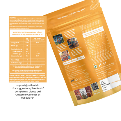 Peri Peri & Chatpata Cashew 400g (Combo Of 2)