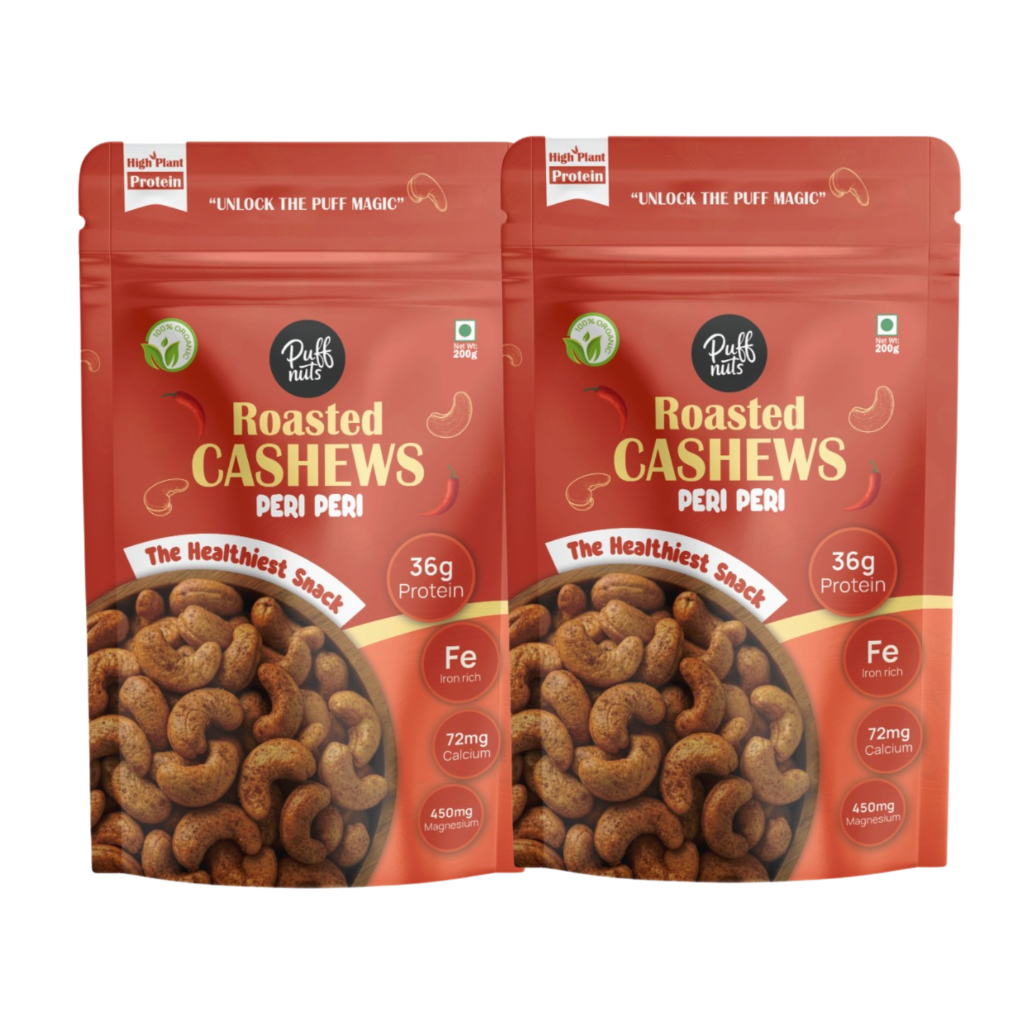 Peri Peri Cashew 400g (Pack Of 2)